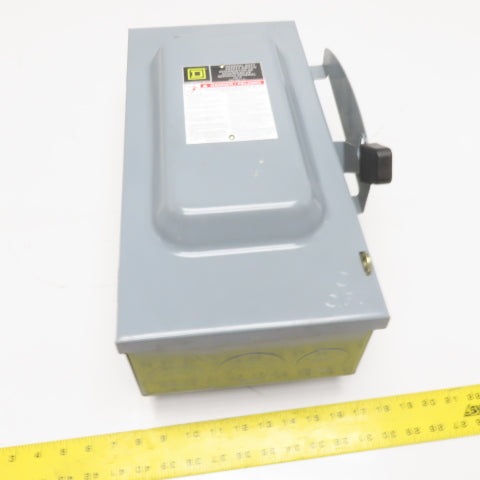 Square D DU323 100A Non Fusible General Duty Safety Disconnect Switch 240VAC