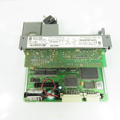 Allen-Bradley 1747-L532 SLC 500 Ser E Rev 8 5/03 CPU Processor Unit W/1747-OS302