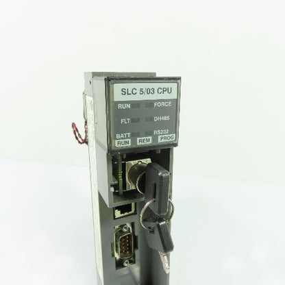 Allen-Bradley 1747-L532 SLC 500 Ser E Rev 8 5/03 CPU Processor Unit W/1747-OS302