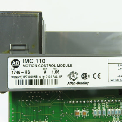 Allen-Bradley 1746-HS IMC 110 Motion Control Module Ser A FRN 1.06