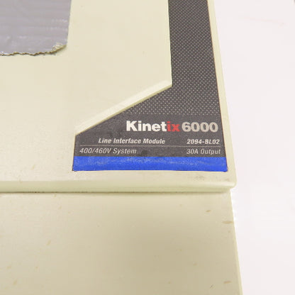 Allen-Bradley 2094-BL02 Kinetix 6000 Line Interface Module 460V 3Ph 30A Ser A