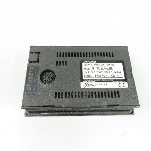 Mitsubishi GT1020-LBL GOT1000 Operation Terminal HMI Touch Screen 4.75-5.25VDC