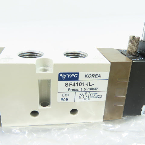 YPC SF4101-IL-SC2-C72-A4 5/2 Way Pneumatic Solenoid Valve 24V Coil NEW