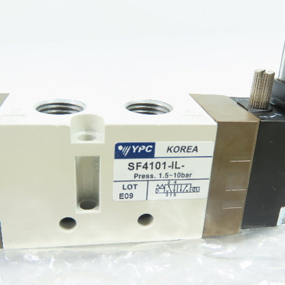 YPC SF4101-IL-SC2-C72-A4 5/2 Way Pneumatic Solenoid Valve 24V Coil NEW