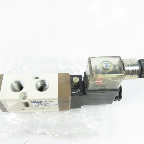 YPC SF4101-IL-SC2-C72-A4 5/2 Way Pneumatic Solenoid Valve 24V Coil NEW