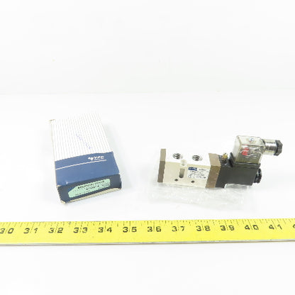 YPC SF4101-IL-SC2-C72-A4 5/2 Way Pneumatic Solenoid Valve 24V Coil NEW