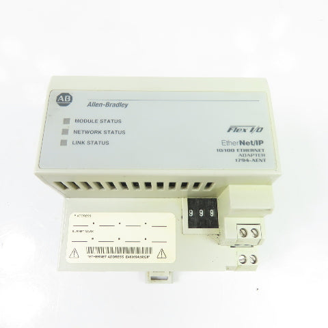 Allen-Bradley 1794-AENT Flex I/O EtherNet/IP 10/100 Adapter 24VDC Ser B F/W 4.3