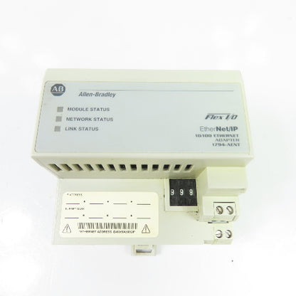 Allen-Bradley 1794-AENT Flex I/O EtherNet/IP 10/100 Adapter 24VDC Ser B F/W 4.3