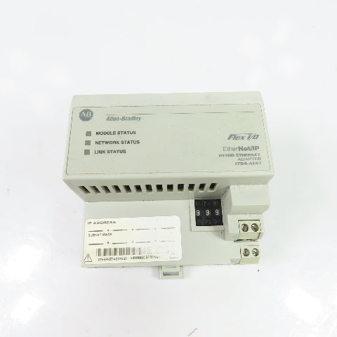 Allen-Bradley 1794-AENT Flex I/O EtherNet/IP 10/100 Adapter 24VDC Ser B F/W 4.1