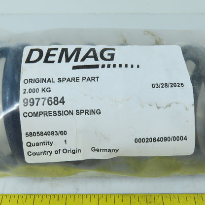Demag 580584083/60 9977684 Heavy Duty Steel Compression Spring