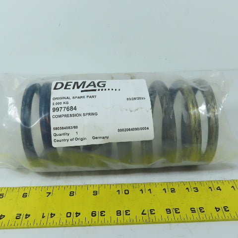 Demag 580584083/60 9977684 Heavy Duty Steel Compression Spring