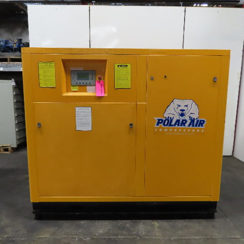 Polar Air EM-RTS3-75 75HP Rotary Screw Air Compressor 300.2SCFM 145PSI 480V 3Ph