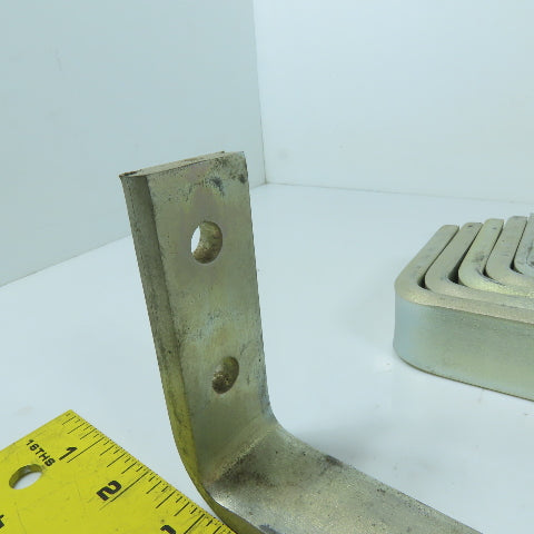 Heavy Duty 15-3/4" OAL Crane Trolley Festoon Track Tow Arm Bracket Lot Of 10