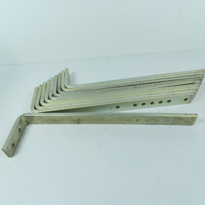 Heavy Duty 15-3/4" OAL Crane Trolley Festoon Track Tow Arm Bracket Lot Of 10
