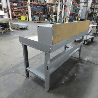 72" x 30" x 1-1/2" Top Laminated Top Work Bench Assembly Table W/ Shelf