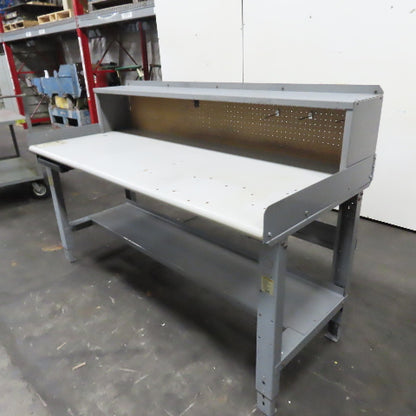 72" x 30" x 1-1/2" Top Laminated Top Work Bench Assembly Table W/ Shelf