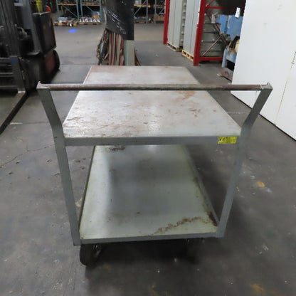 48" x 30" Heavy Duty Rolling Steel Industrial Cart Work Stand W/ Casters