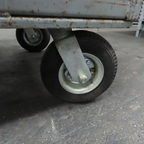 48" x 30" Heavy Duty Rolling Steel Industrial Cart Work Stand W/ Casters