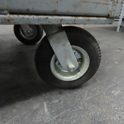 48" x 30" Heavy Duty Rolling Steel Industrial Cart Work Stand W/ Casters
