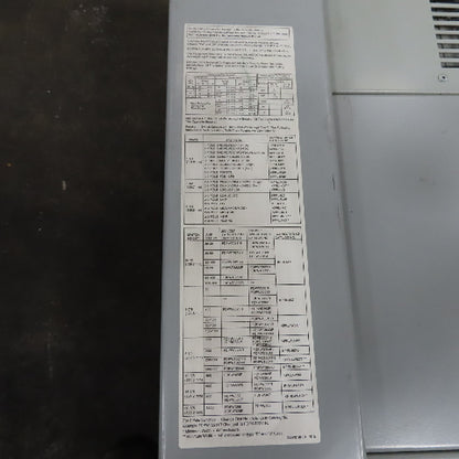 Cutler-Hammer PRL4 800A Panelboard 480Y/277V 3Ph 4W w/ 250A Main Breaker