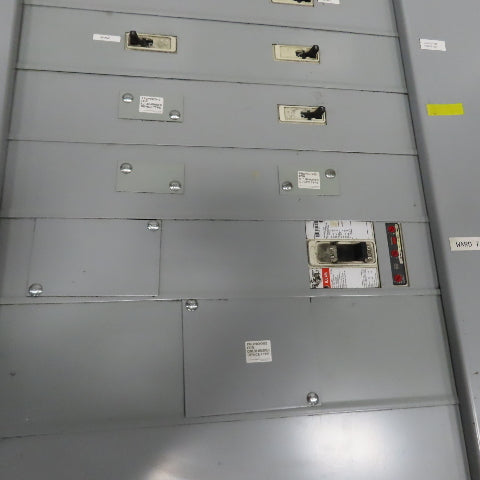 Cutler-Hammer PRL4 800A Panelboard 480Y/277V 3Ph 4W w/ 250A Main Breaker