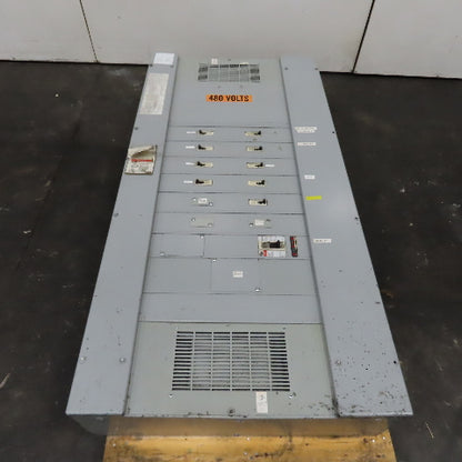 Cutler-Hammer PRL4 800A Panelboard 480Y/277V 3Ph 4W w/ 250A Main Breaker