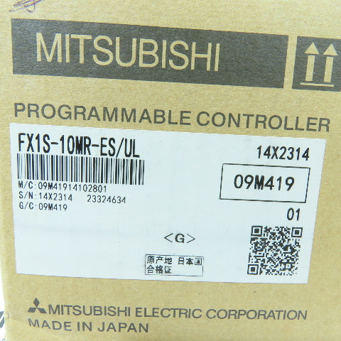 Mitsubishi FX1S-10MR-ES/UL MELSEC FX1S Series 10-Point PLC 100-240VAC New In Box