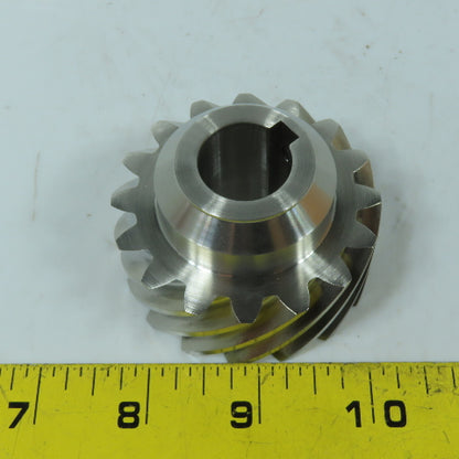 Rino Mechanical 0698-1064-01 16 Tooth Gear Box Helical Gear 20mm Bore