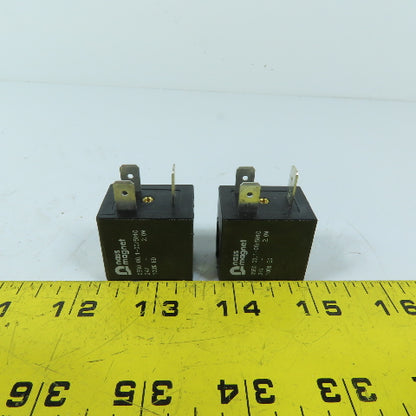 Nass Magnet 0550 00.1-00/5010 24V Solenoid Valve Coil 2.0W 100% ED Lot of 2