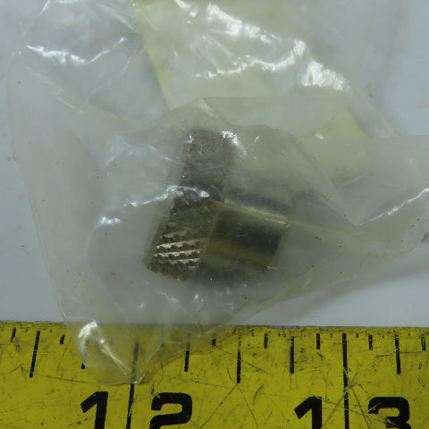 Gibraltar MWTRT-022 Knurled Control Knob Tapped Thru M6 Thread Stainless Lot/3
