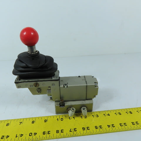 SMC VSH4414A 5-Port Pneumatic Manual Joystick Control Valve 1MPa Max Press