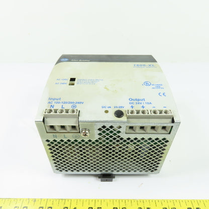 Allen-Bradley 1606-XL240E 24-28VDC 10A Output Power Supply 100-120/200-240VAC In