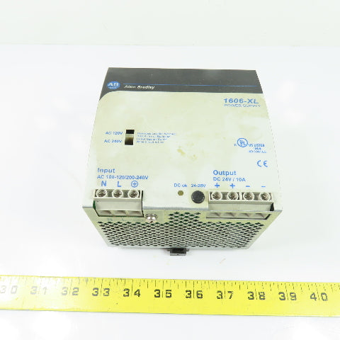 Allen-Bradley 1606-XL240E 24-28VDC 10A Output Power Supply 100-120/200-240VAC In