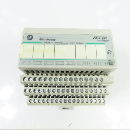Allen-Bradley 1794-OB8EP Flex I/O 8-Point 24VDC Output Module Ser A W/ Base
