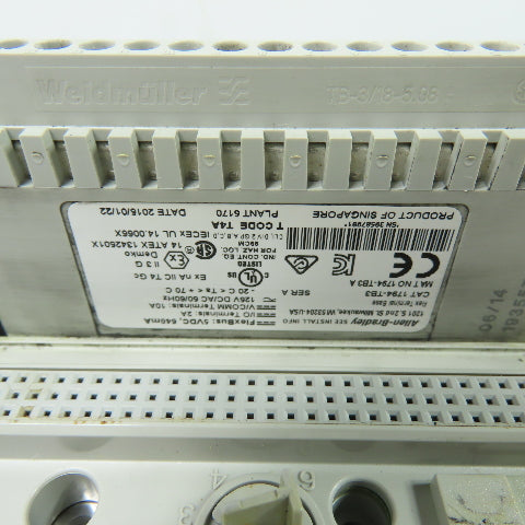 Allen-Bradley 1794-IB16 Flex I/O 16 Point 24VDC Sink Input Module W/ 1794-TB3