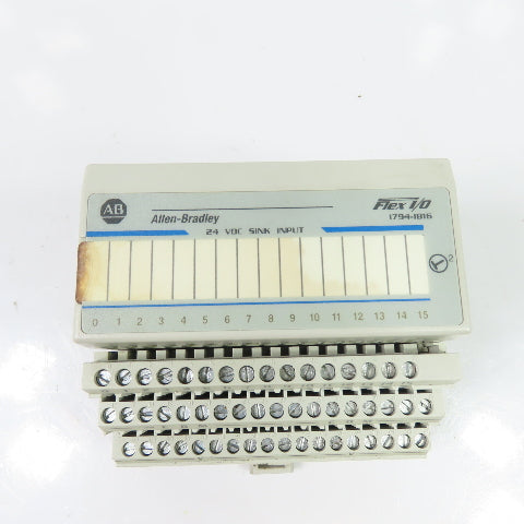 Allen-Bradley 1794-IB16 Flex I/O 16 Point 24VDC Sink Input Module W/ 1794-TB3