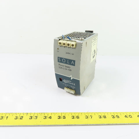 Sola SDN5-24-100 Power Supply 24VDC/5A Output 115/230VAC Input