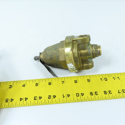 Cash Valve A360BWSZSNBS01-E 3/8" NPT Brass Water/Air Pressure Regulator Valve