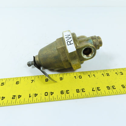 Cash Valve A360BWSZSNBS01-E 3/8" NPT Brass Water/Air Pressure Regulator Valve