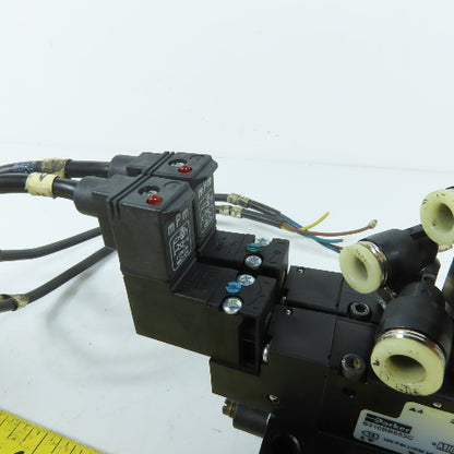 Parker B310BB553C 4-Way 2-Position Double Solenoid Pneumatic Valve 120VAC