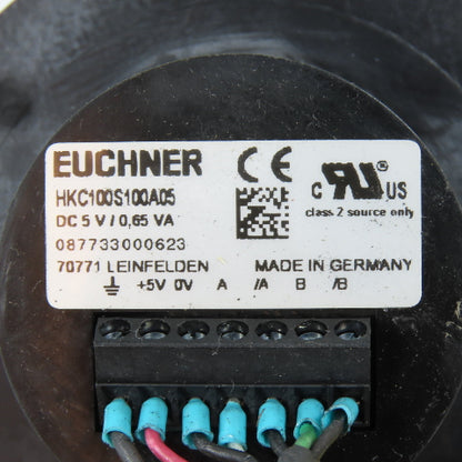 Euchner HKC100S100A05 5VDC Electronic Handwheel Pulse Generator Encoder