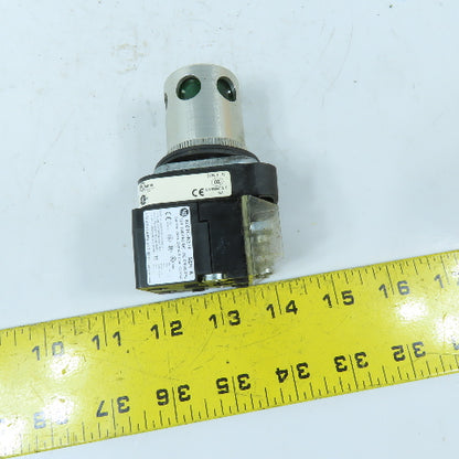 Allen-Bradley 800TC-N374 800T-QBH2A Green LED Pilot Light 12-130V AC/DC