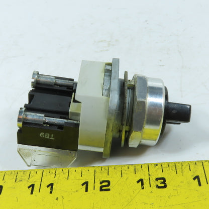 Allen-Bradley 800T-XD1 800T-H2 2-Position Rotary Selector Switch 600V