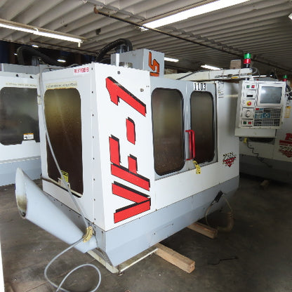 Haas VF-1 3 Axis Vertical Machining Center 20 Tool Turret 208-230V 3Ph 15HP