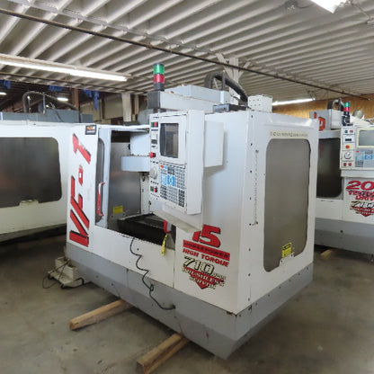 Haas VF-1 3 Axis Vertical Machining Center 20 Tool Turret 208-230V 3Ph 15HP