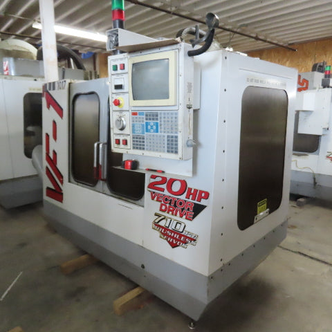 Haas VF-1 3 Axis Vertical Machining Center 20 Tool Turret 208-230V 3Ph 20HP