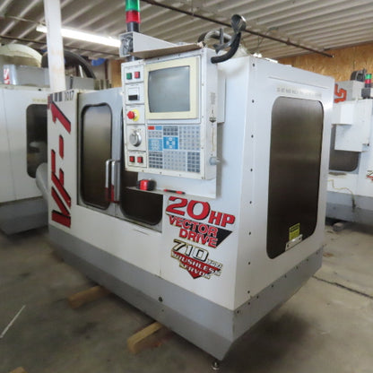 Haas VF-1 3 Axis Vertical Machining Center 20 Tool Turret 208-230V 3Ph 20HP