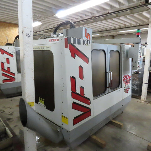 Haas VF-1 3 Axis Vertical Machining Center 20 Tool Turret 208-230V 3Ph 20HP