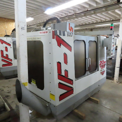 Haas VF-1 3 Axis Vertical Machining Center 20 Tool Turret 208-230V 3Ph 20HP