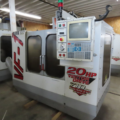 Haas VF-1 3 Axis Vertical Machining Center 20 Tool Turret 208-230V 3Ph 20HP